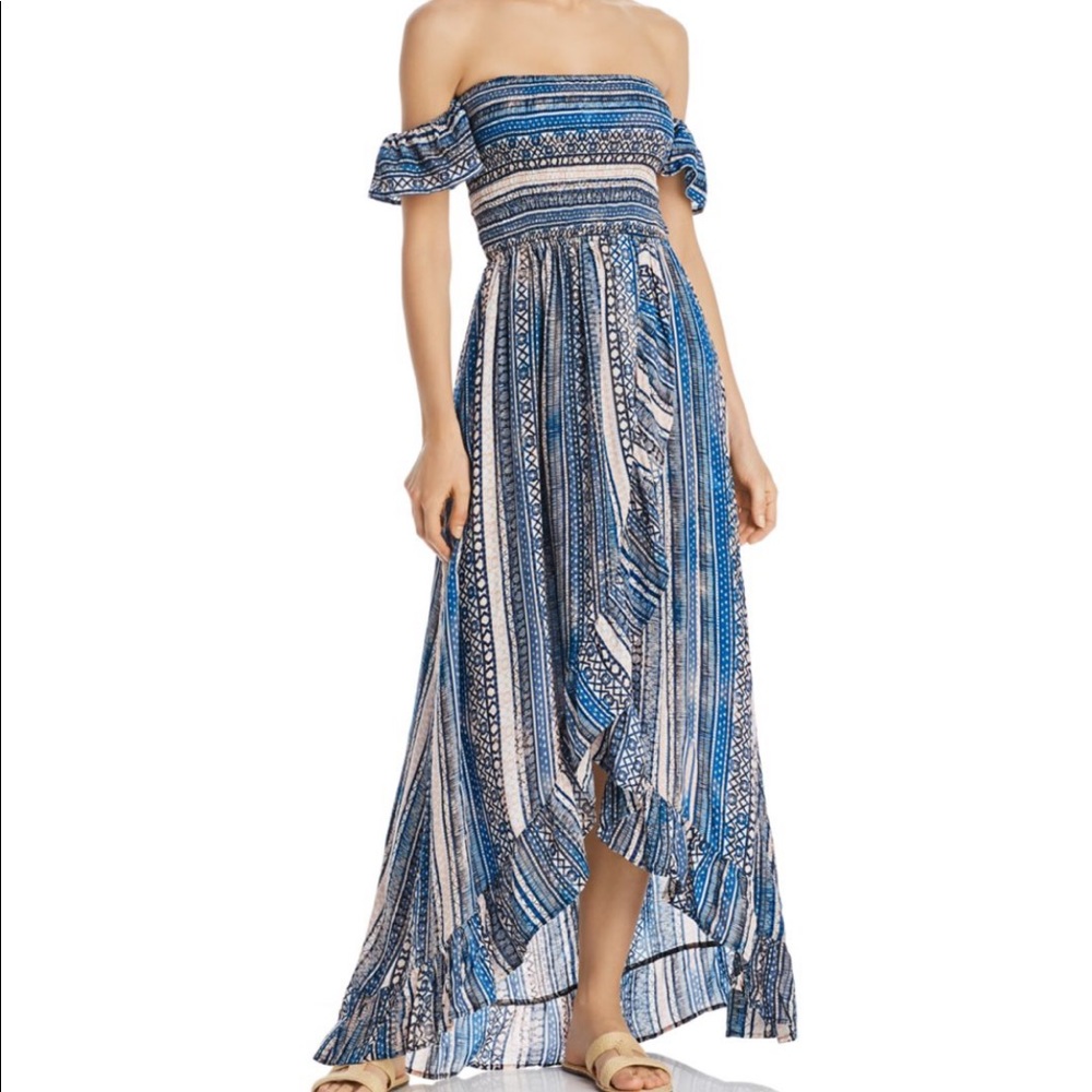 Off the shoulder summer maxi dress or coverup